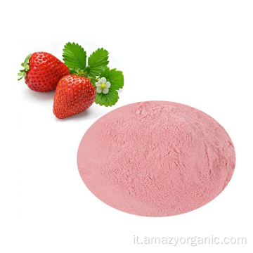 Polvere di fragola FD naturale pura organica